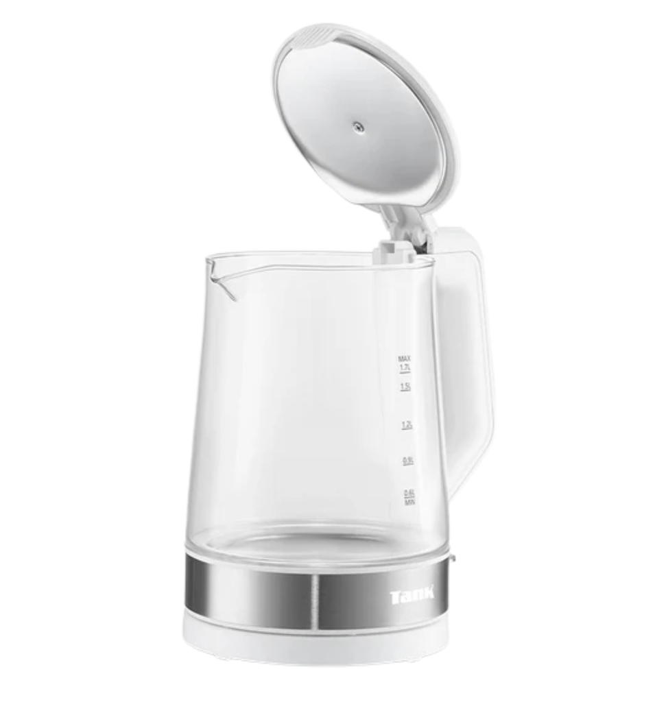 غلايه تانك زجاجيه كلاسيك 1.7 لتر 1850 وات |الوان KG-2318