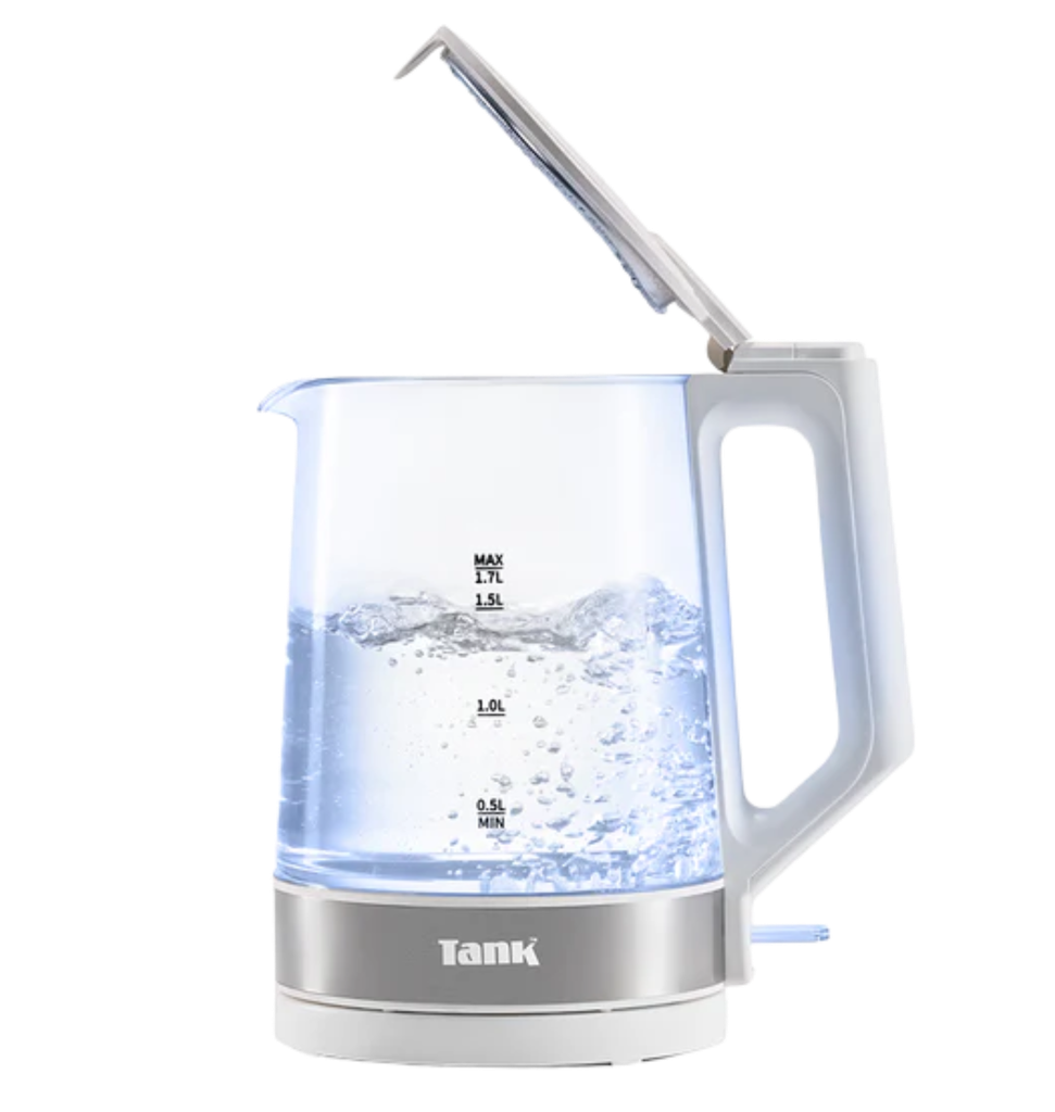 غلايه تانك زجاجيه كلاسيك 1.7 لتر 1850 وات |الوان KG-2318