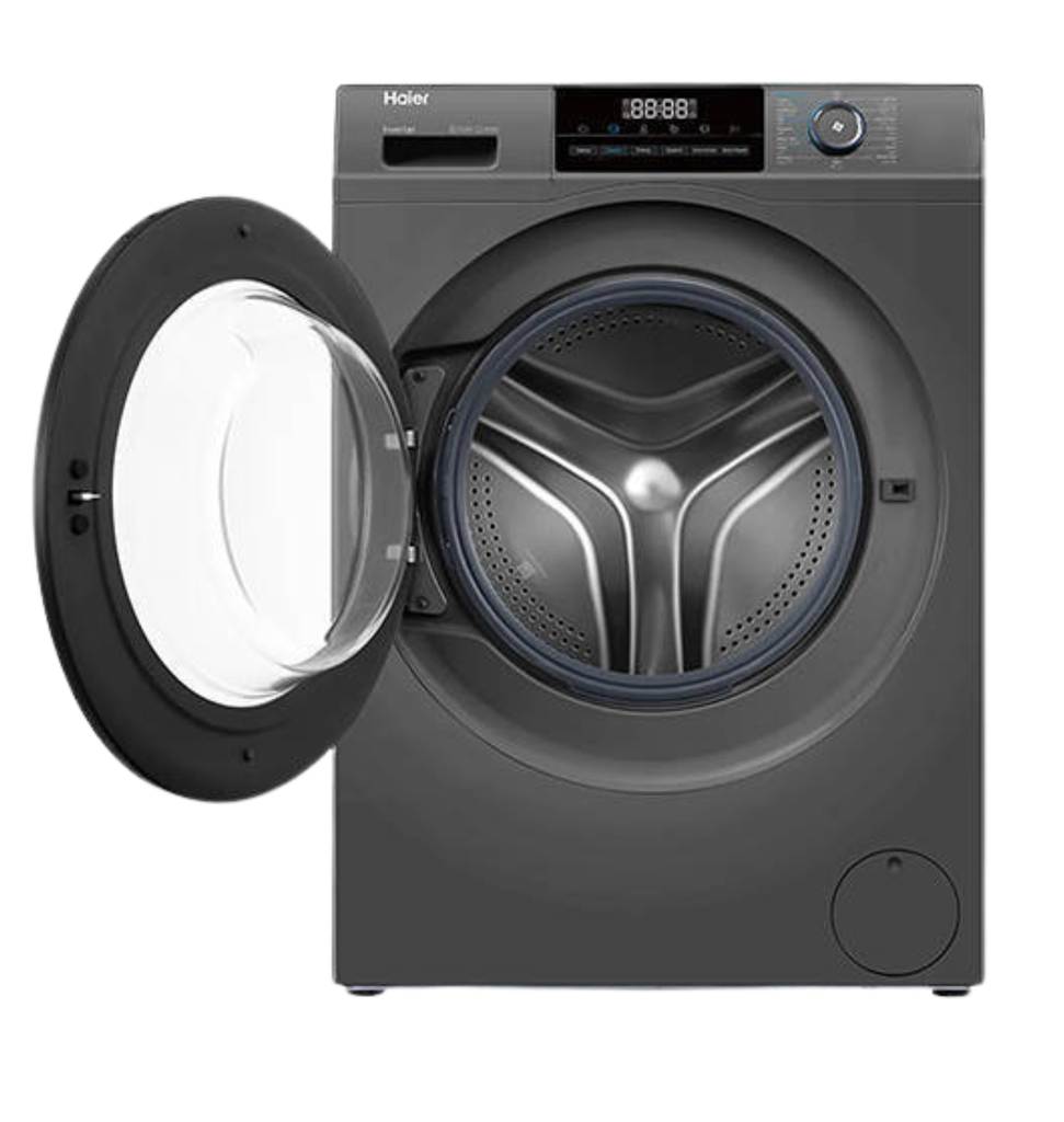 غساله هاير تحميل امامي 9ك 1400 لفه انفرتر سلفر HW90-BP14929AS6