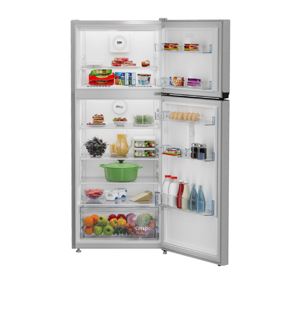 ثلاجه بيكو 390 لتر سلفر نوفروست RDNE420KD