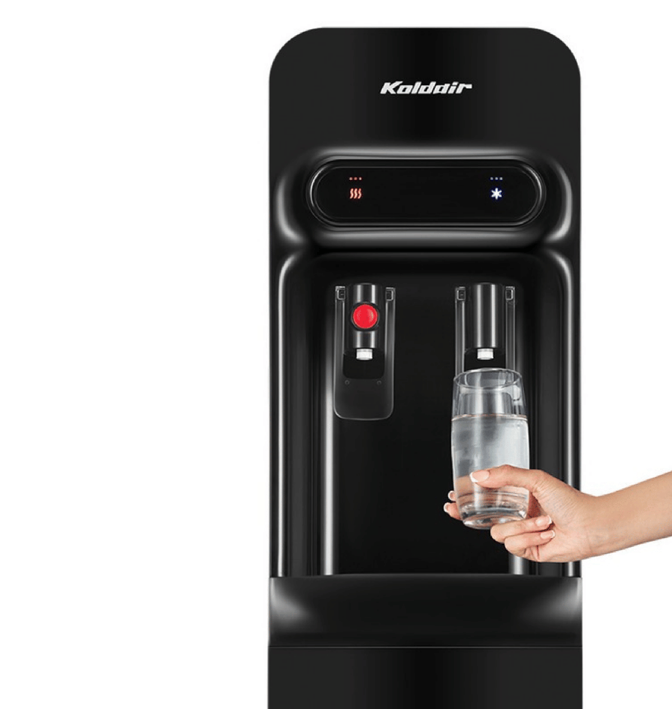 مبرد كولدير 2 حنفيه بارد ساخن اسود KWD Slim