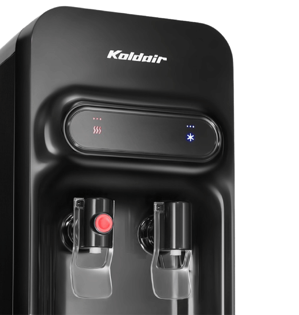 مبرد كولدير 2 حنفيه بارد ساخن اسود KWD Slim