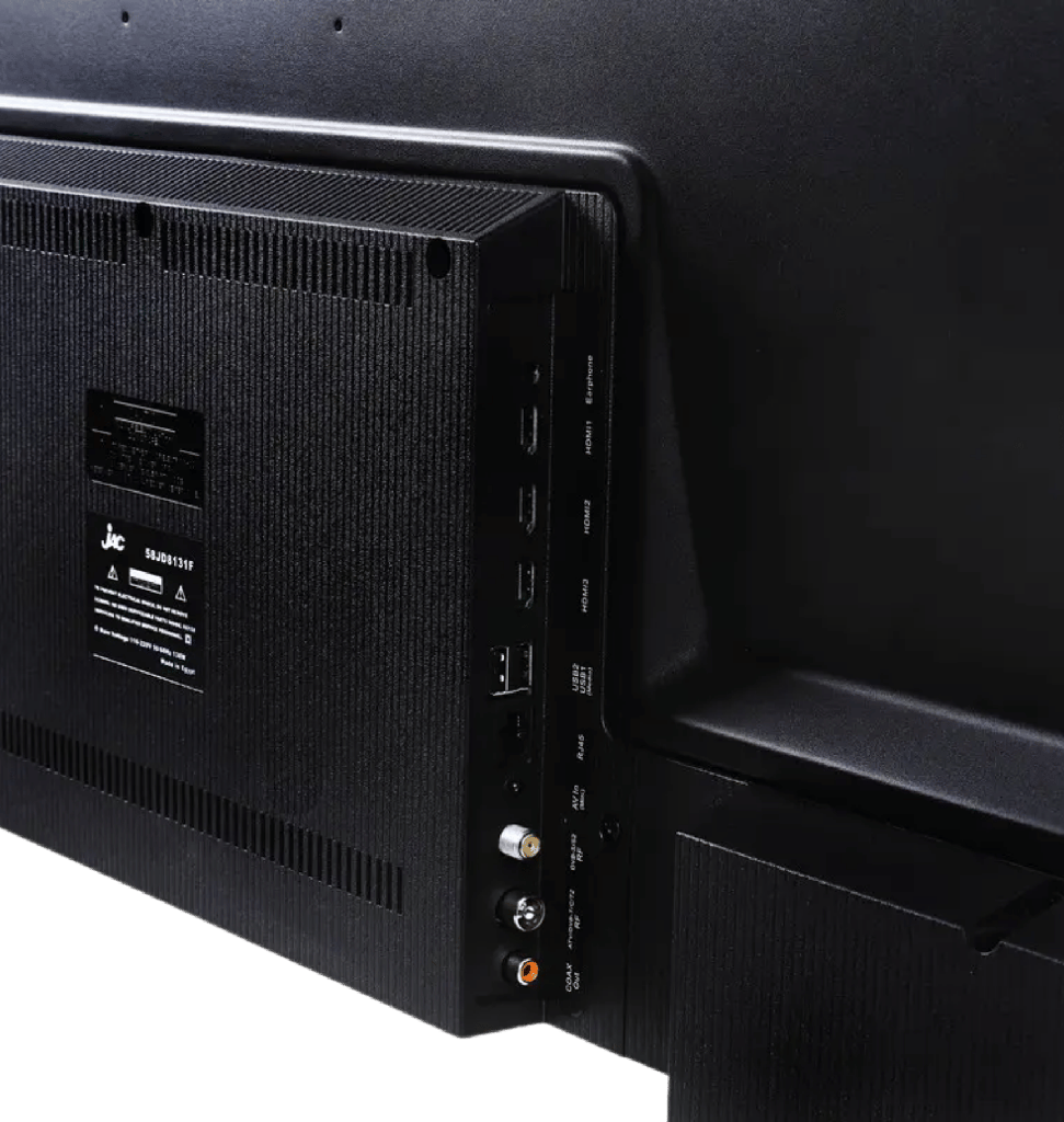 شاشه جاك 58 سمارت رسيفر بدون فريم 58JD8131F 4K