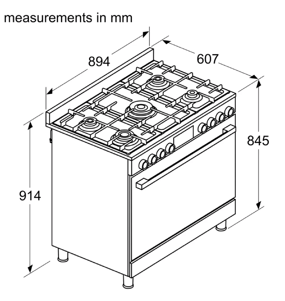 بوتجاز بوش 90 ستانلس حوامل زهر HIZ5G7W51S