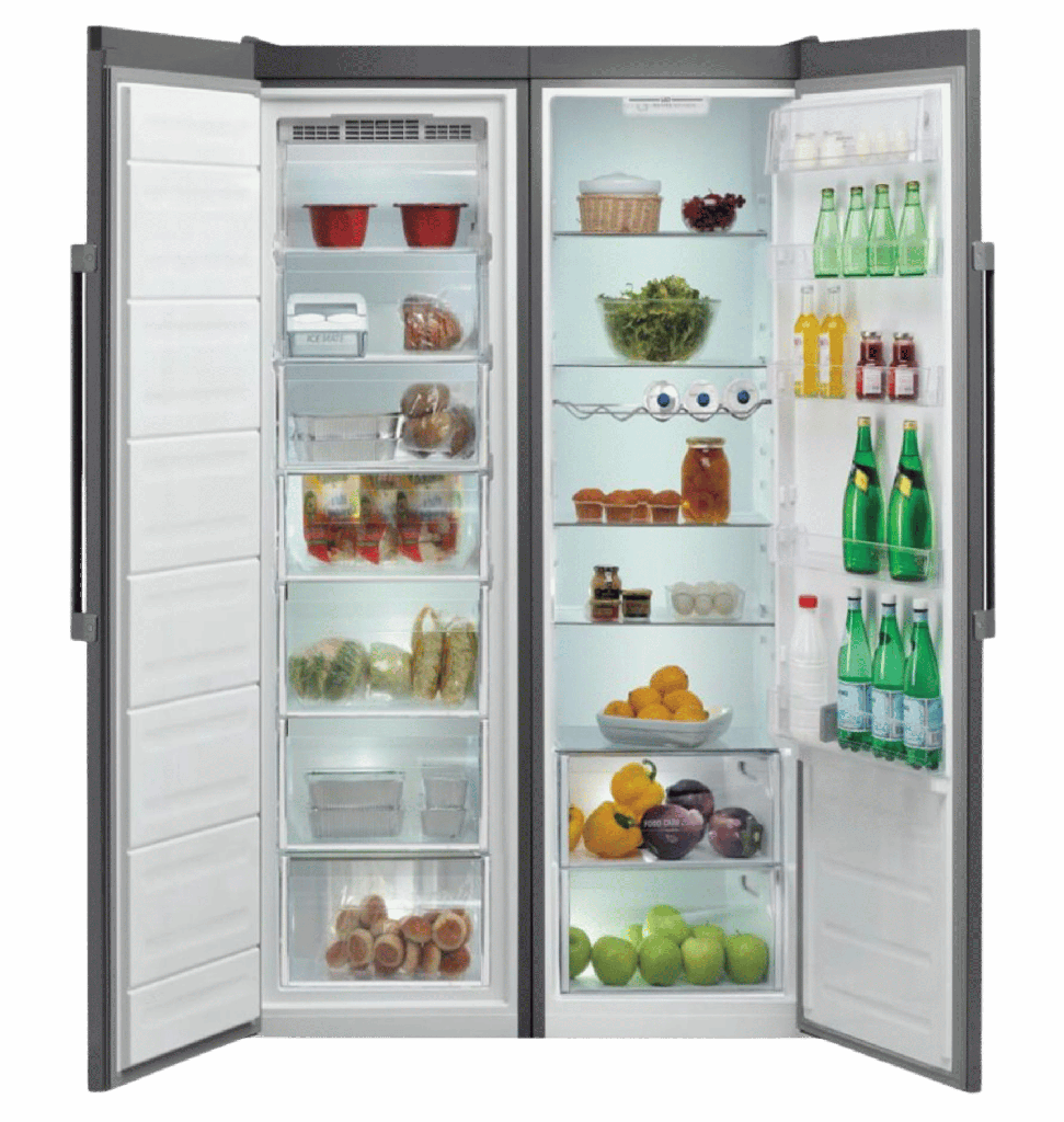 ثلاجه اريستون توينز هوت بوينت 364 لتر باب واحد وفريزر 7 درج 260 لتر نوفروست ديجيتال SH8 2D XFD