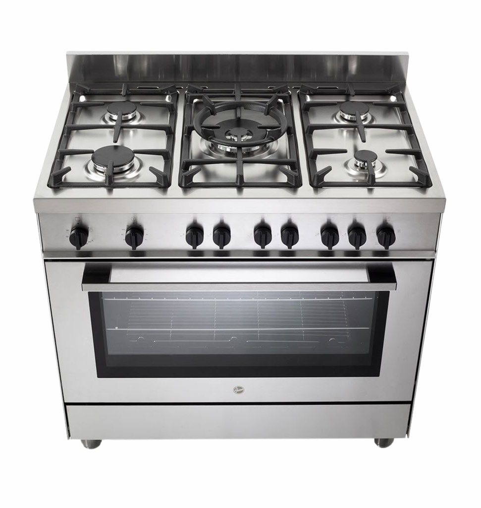 بوتجاز هوفر 5 شعله  2مروحة امان كامل حوامل زهر HGG95LPGEEGY2