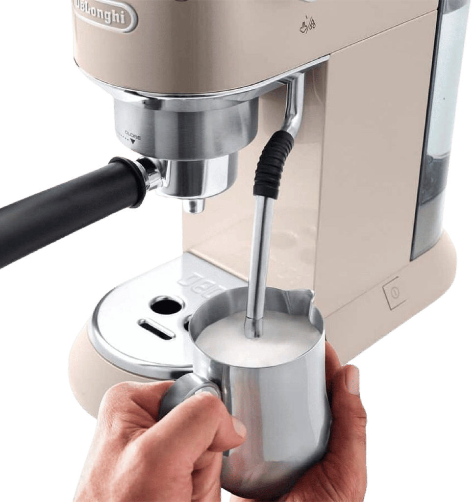 مكنه قهوه اسبريسو ديلونجي ديديكا+ دورق ستانلس بيج EC885.BG