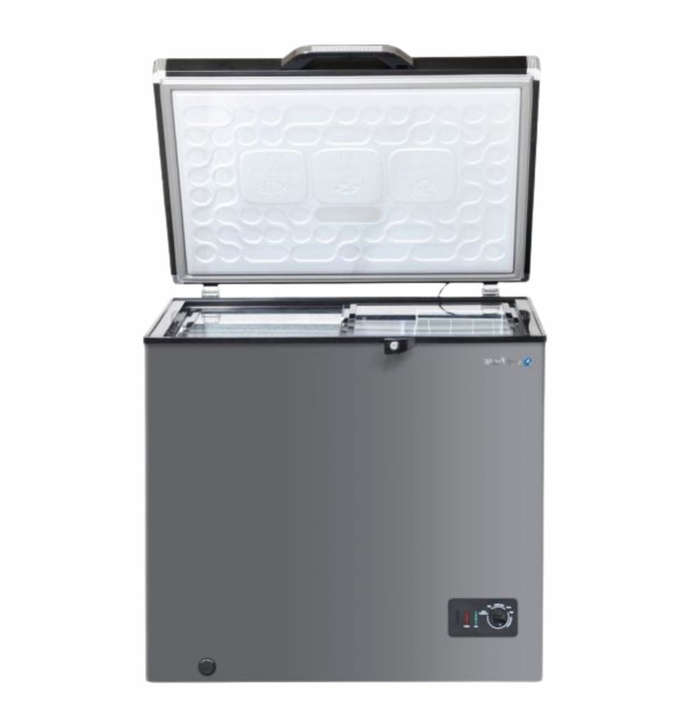 فريزر وايت ويل افقي 195 لتر المنيوم سلفر WCF-245 XAG