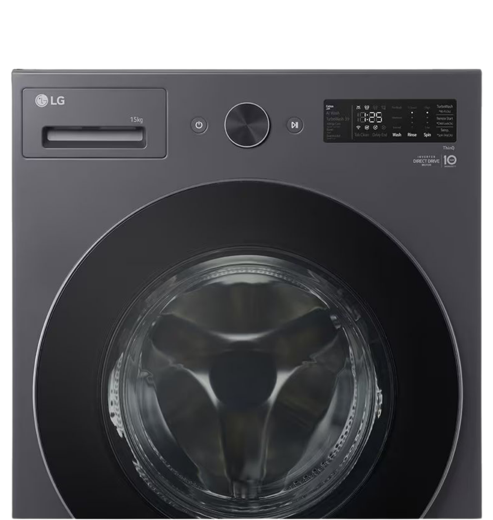 غساله ال جي 15ك بمجفف 8ك رمادي غامق F0Z6DRP24