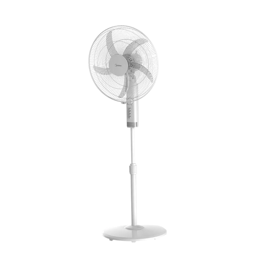 مروحه ميديا عمود 18 ابيض بالريموت FS45-25MR-W