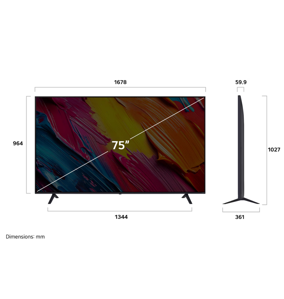 شاشه ال جي 75 كيونيد سمارت 75QNED70A6A