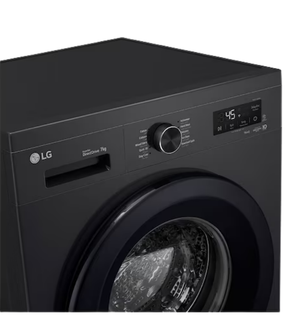 غساله ال جي 8ك اتوماتيك واي فاي اسود F4Y2TYG6X