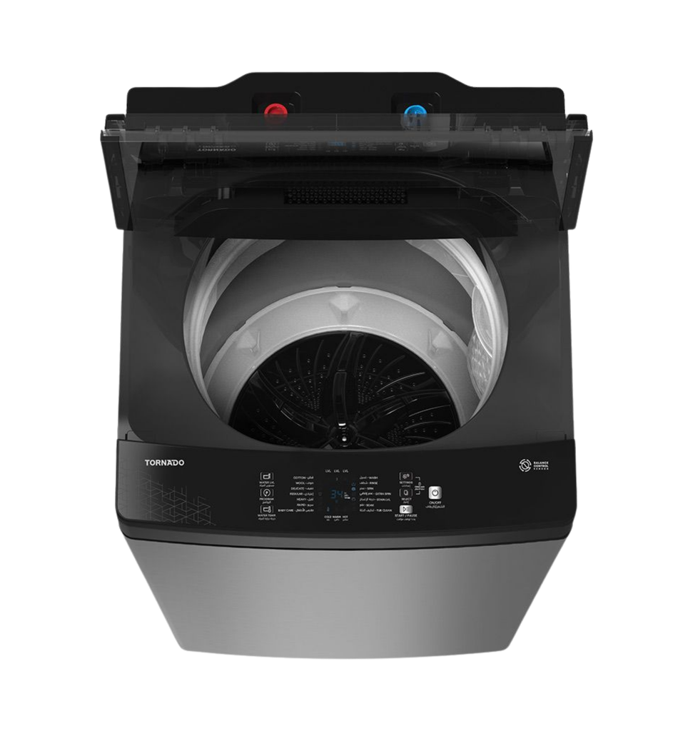 غساله تورنيدو 8ك فوق بالطلمبه سلفر  TWT-TLN08LSL