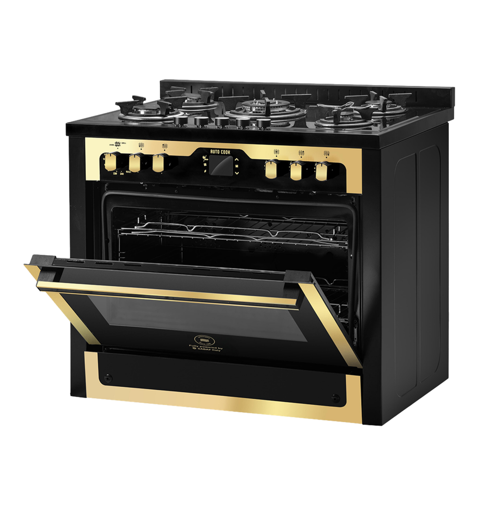 بوتجاز اي شيف جولدن ايديشن 90 اوتو كوك مفاتيح علي السطح C69GB -1GC-383-ICPS2F-PC-2W-AL