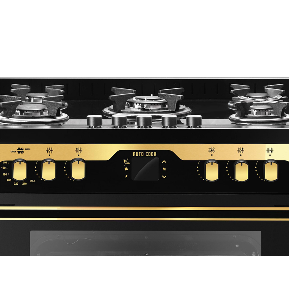 بوتجاز اي شيف جولدن ايديشن 90 اوتو كوك مفاتيح علي السطح C69GB -1GC-383-ICPS2F-PC-2W-AL