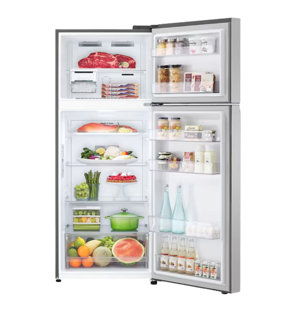 ثلاجه ال جي 450 لتر سلفر ديجيتال اندونيسي GN-B592PFBQ