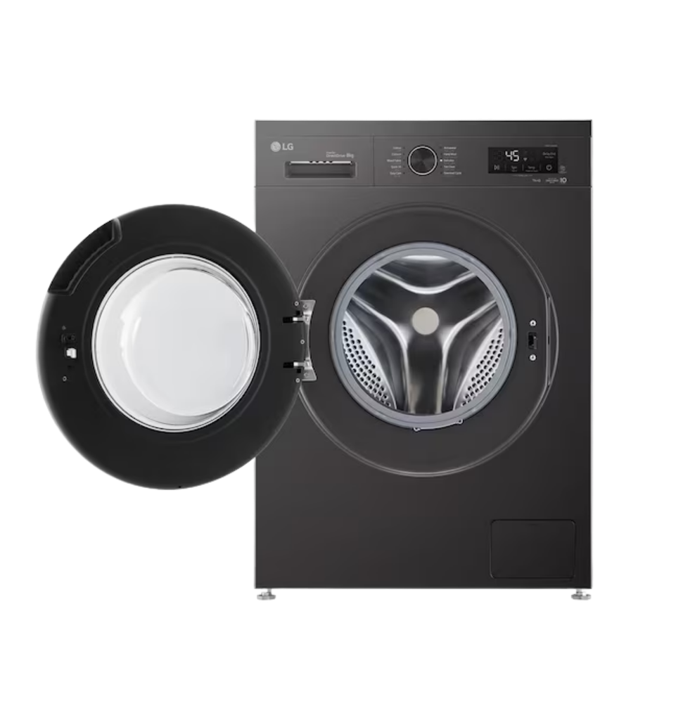 غساله ال جي 8ك واي فاي اسود بلاتنيوم F4Y2TYGYZ