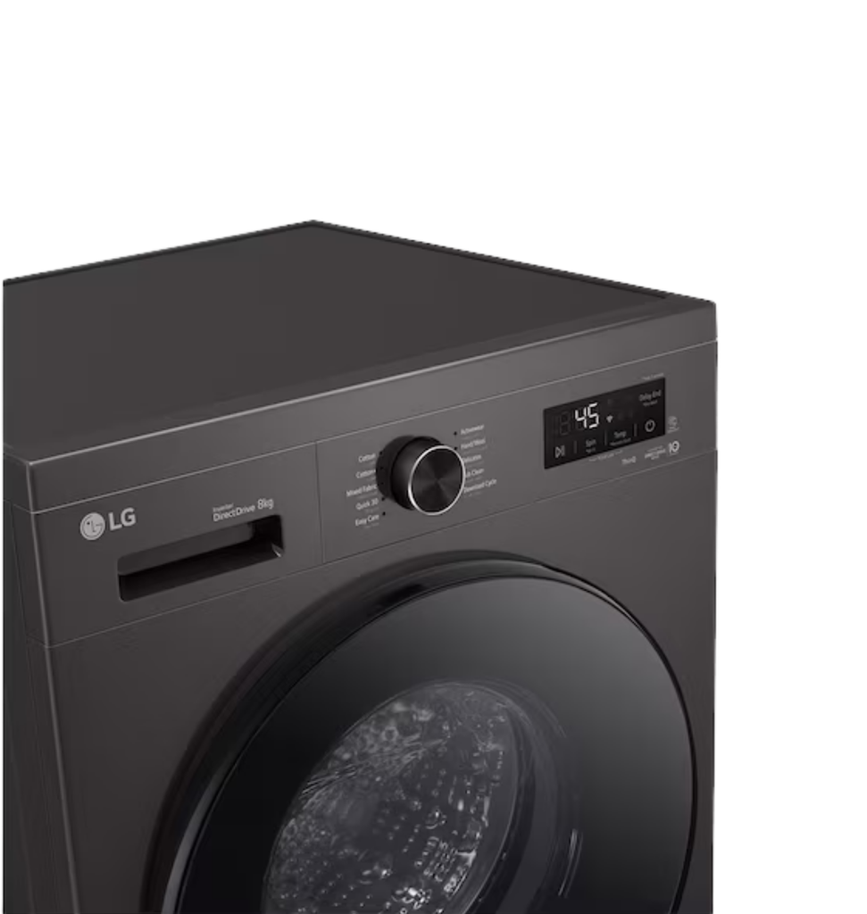 غساله ال جي 8ك واي فاي اسود بلاتنيوم F4Y2TYGYZ