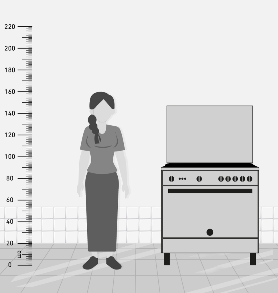 بوتجاز لاجيرمانيا امربكانا 90 سم حملات زهر بدون غطاء تايمر مؤشر مروحه تبريد AMS95C81CXS/20