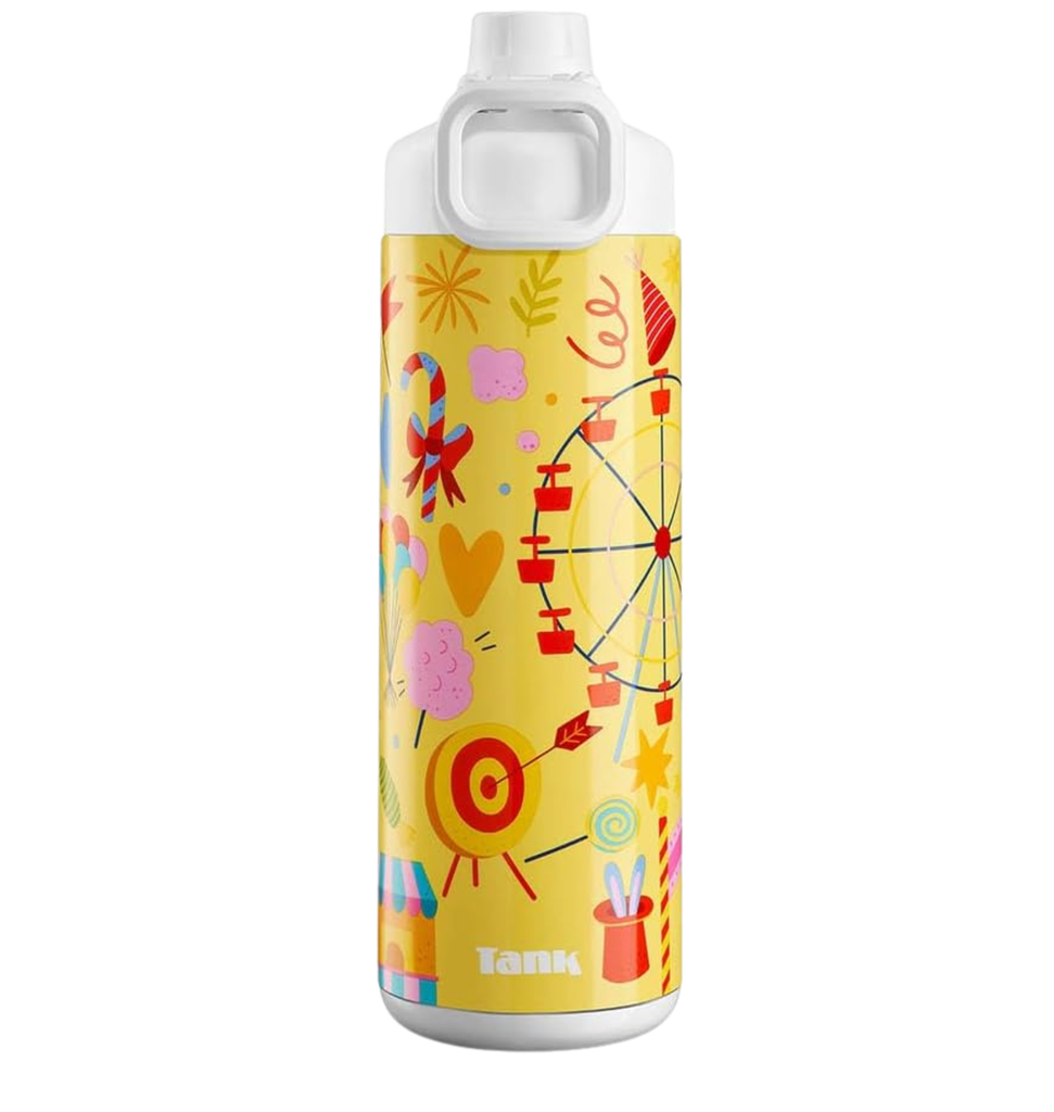 زجاجه مياه تانك معزوله مطبوعه 650 مل