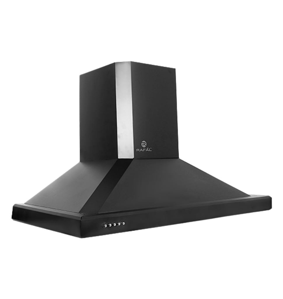 شفاط رفال هرمي 90سم اسود