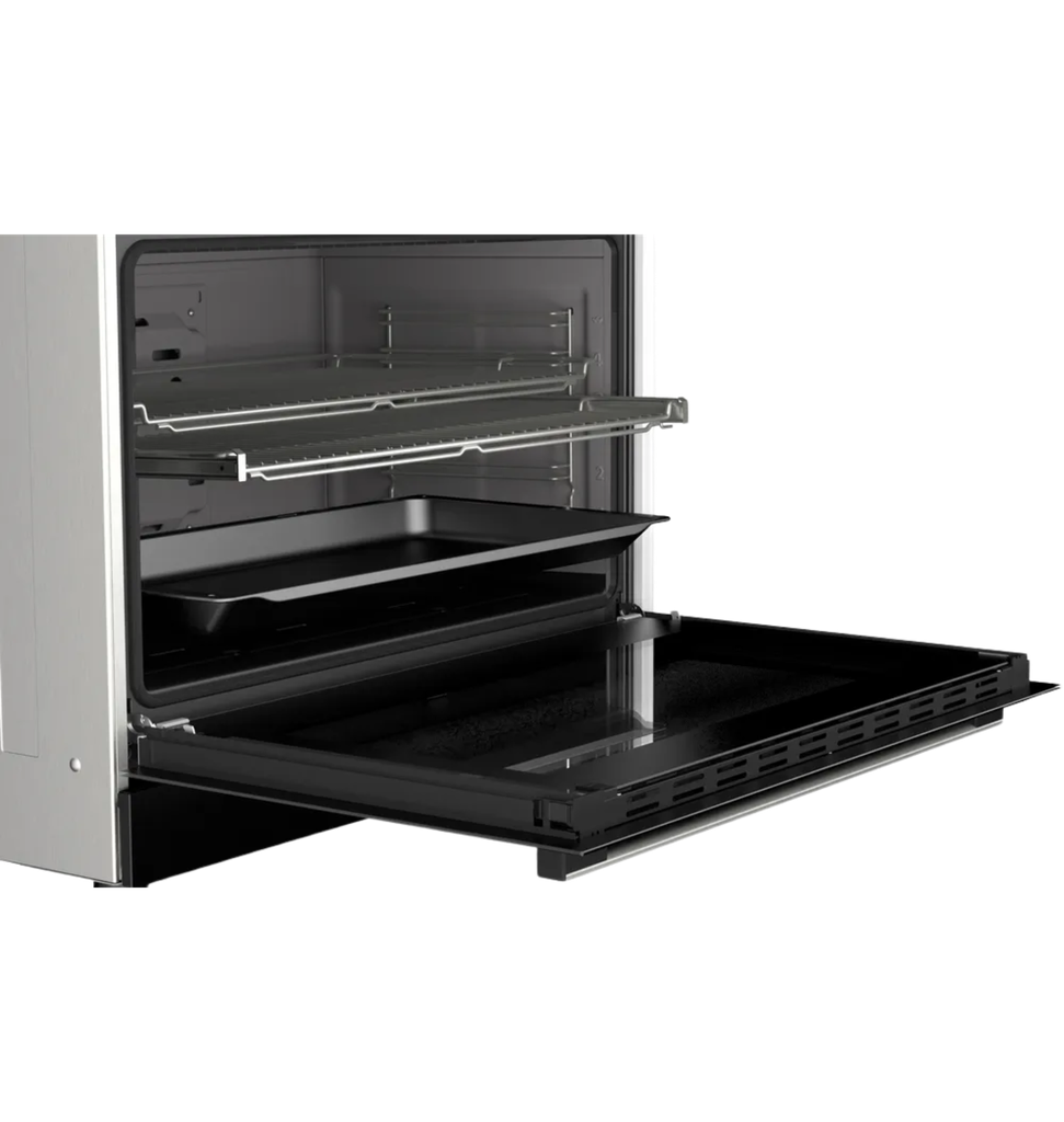 بوتجاز بوش 90 اسود ديجيتال حملات زهر 5 شعلة امان كامل بالمروحه  HJY5G7V61S