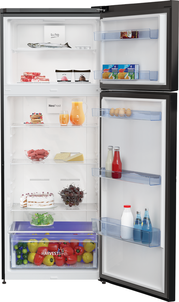 ثلاجة بيكو 408 لتر اسود انفرتر RDNE448M20B