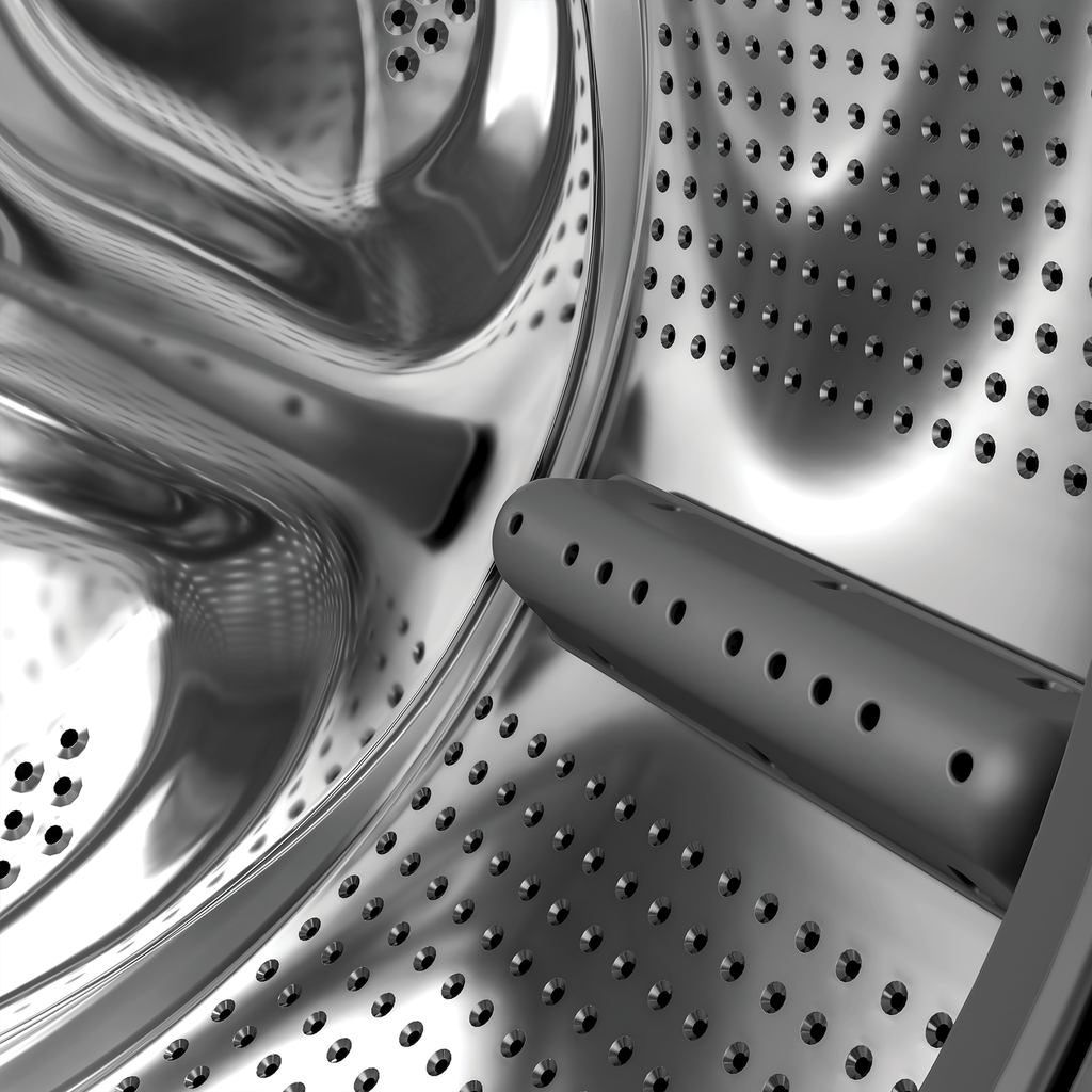 غساله بيكو 7ك 1000 لفه ديجيتال انفرتر باب كبير بخار اسود WTV7512XBCI