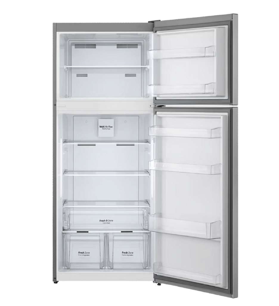 ثلاجه ال جي 401 لتر سلفر GTF402SSAN