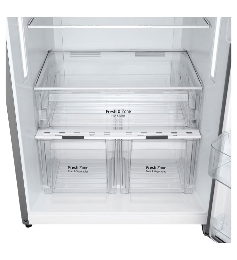 ثلاجه ال جي 401 لتر سلفر GTF402SSAN