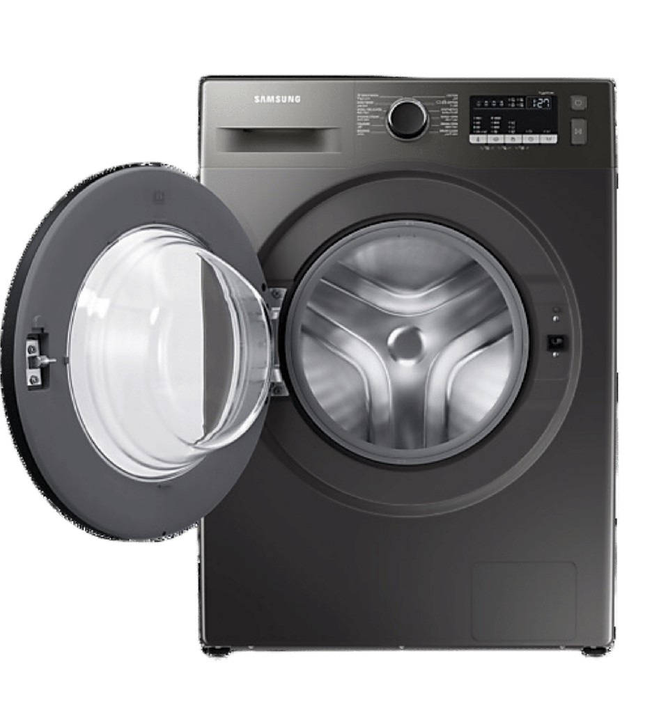 غساله سامسونج 9ك 1400 لفه بخار انفرتر سلفر WW90T4040CX1AS