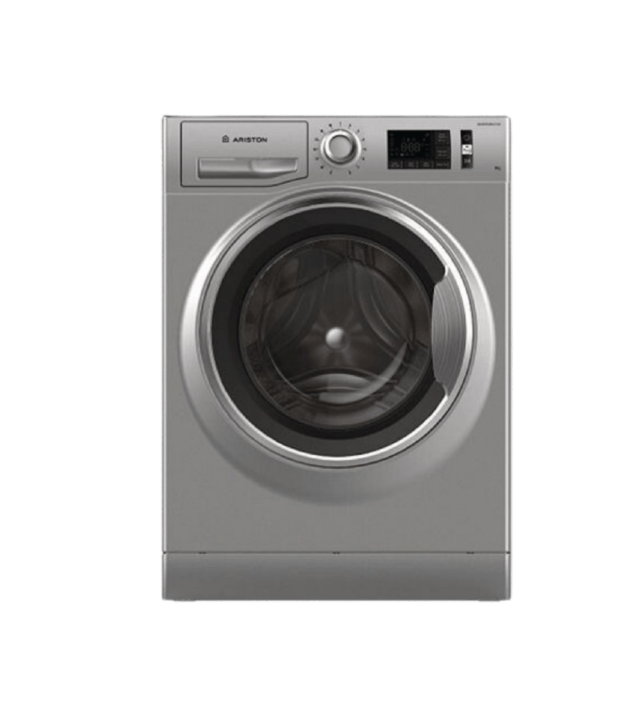 غساله اريستون 9ك 1400 لفه انفرتر بالبخار بولندي سلفر NLM11946 SC A EX