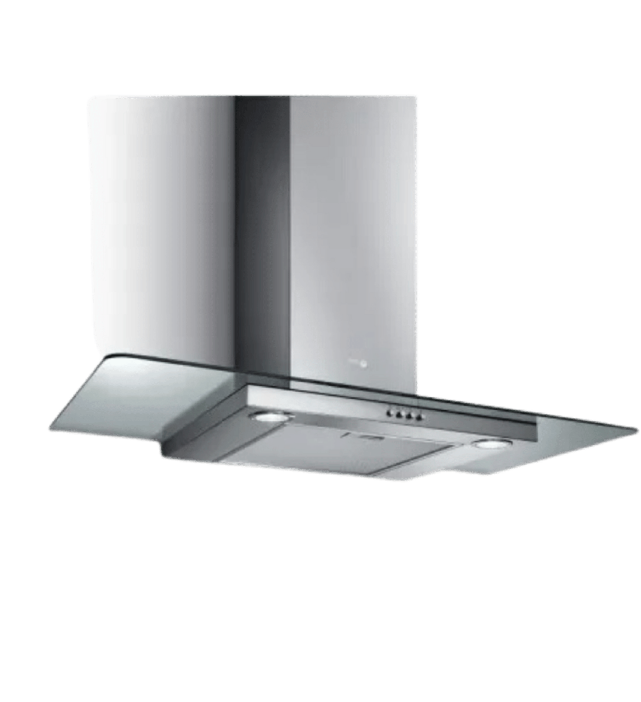 شفاط هرمي تربو اير 90 زجاجي فلات سامبيوون (لوكريزا)