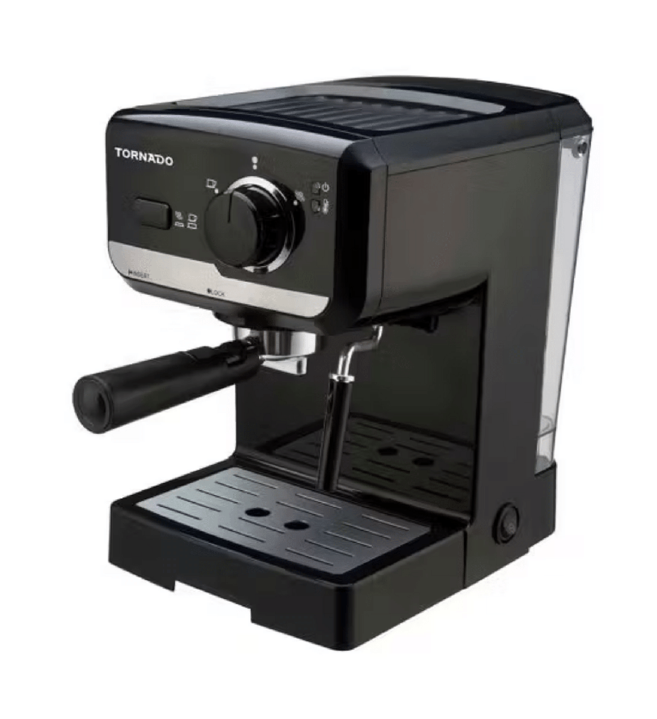 مكنه اسبريسو تورنيدو اليدويه مزدوجه الاستخدام اسود TCM-11415-B