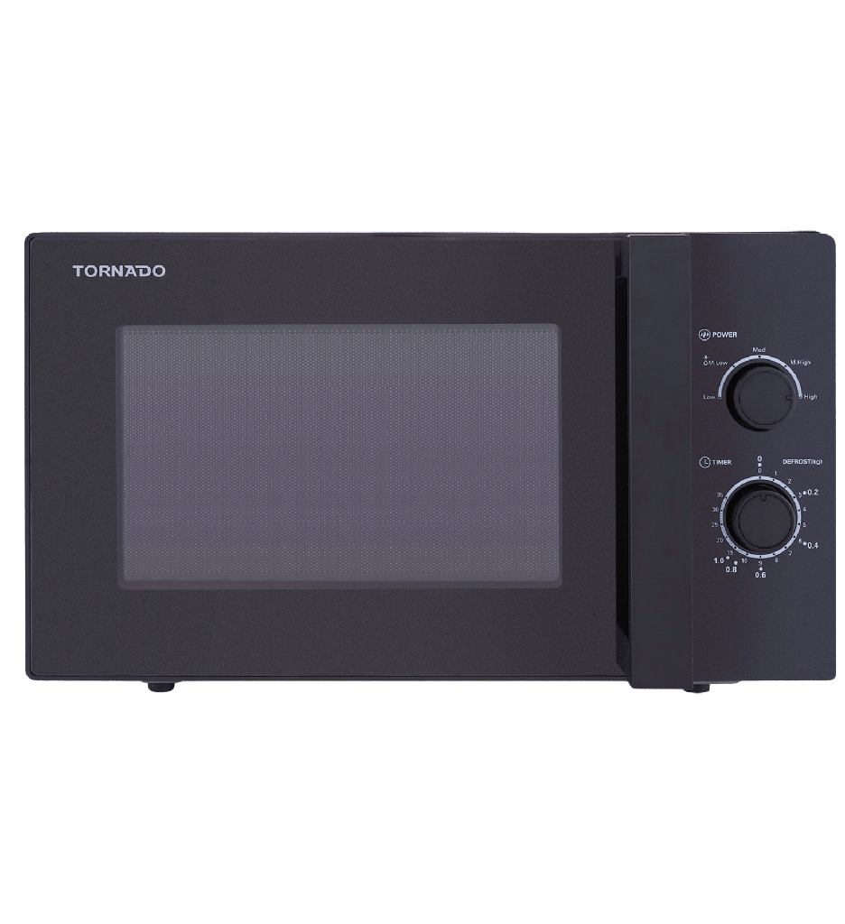 ميكروويف تورنيدو 25 لتر مانوال اسود TM-25MK