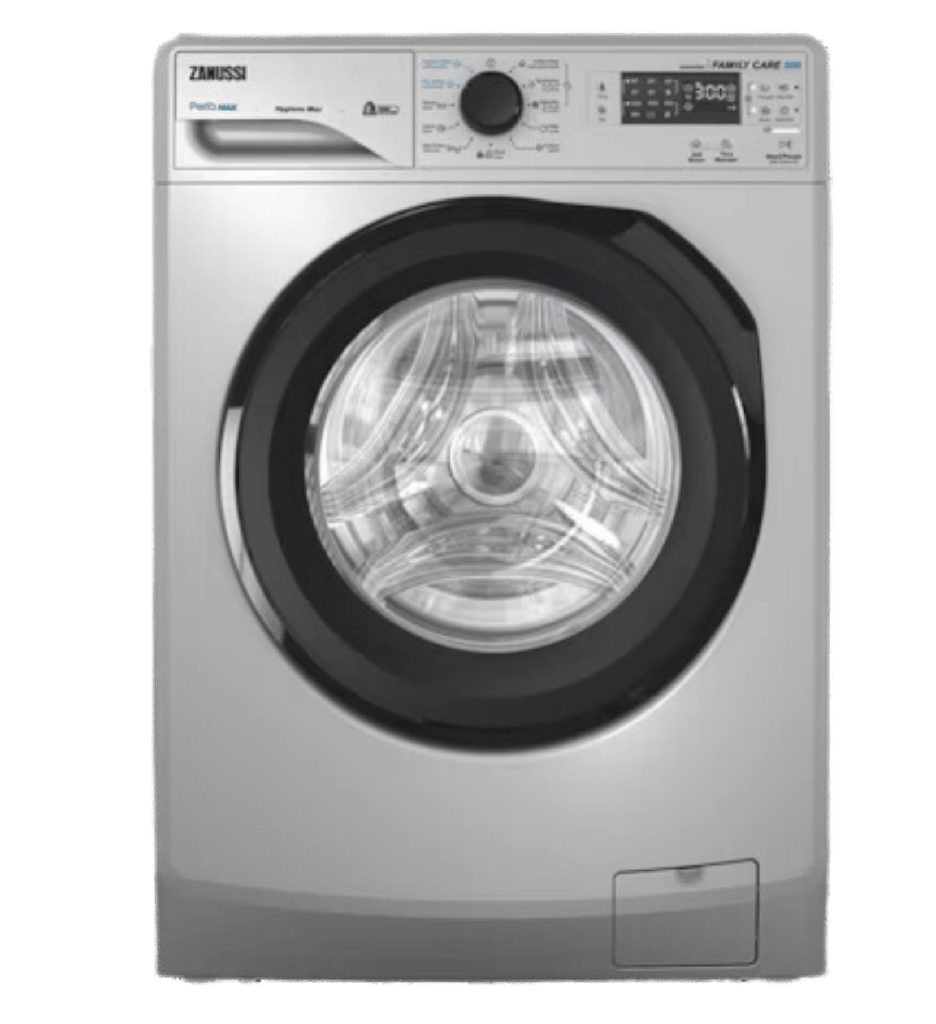 غساله زانوسي 8ك 1200 لفه بخار فضي باب اسود ZWF8240SB5