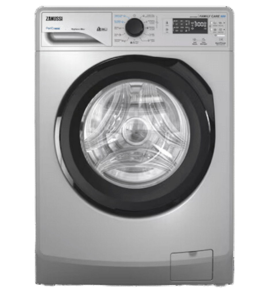 غساله زانوسي 7ك 1200 لفه سلفر باب اسود ZWF7240SB5