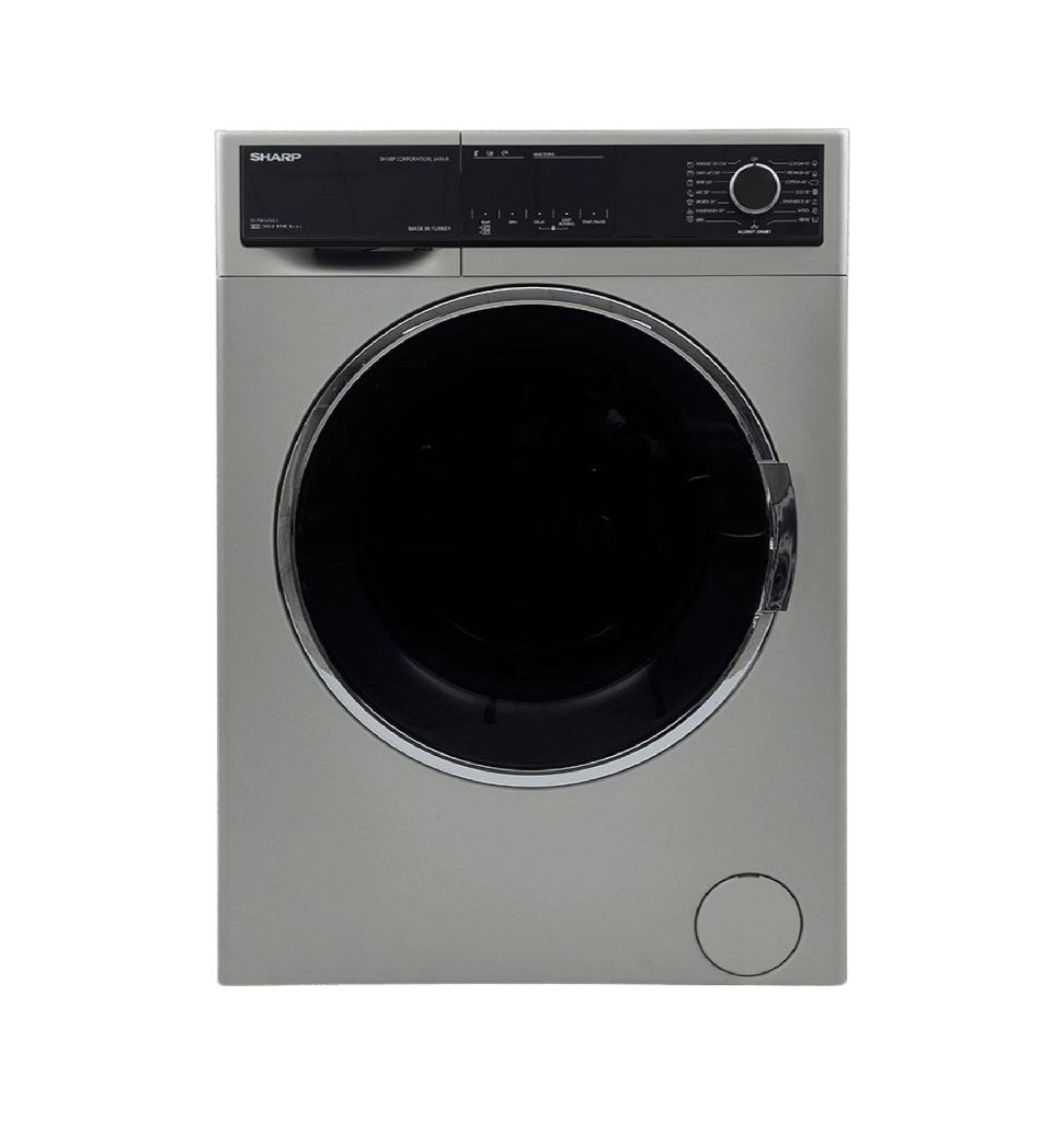 غساله شارب 8 ك 1400 لفه ديجيتال سلفر ES-FP814CXE-S