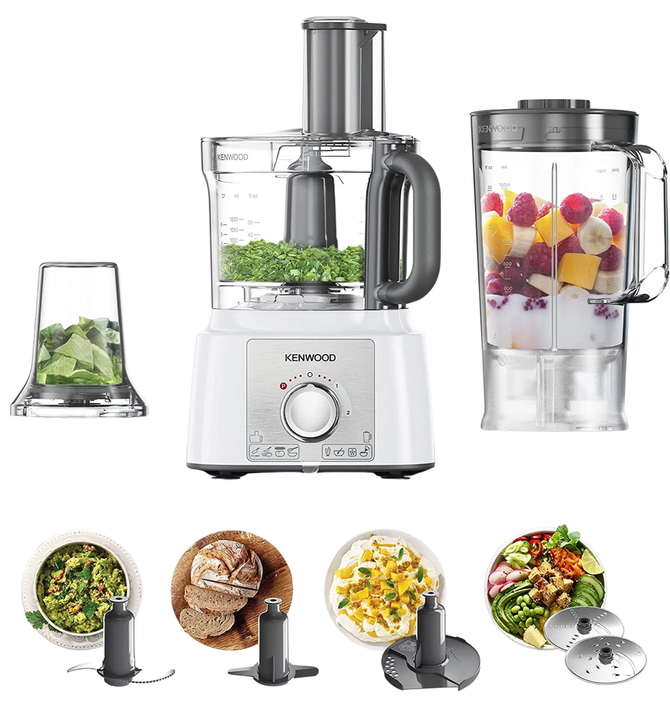 محضر طعام كينوود 1000 وات ابيض FDP65,400WH