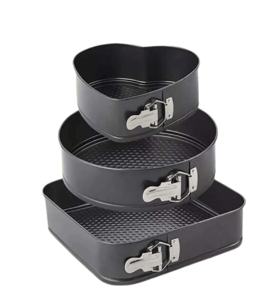 طقم صينيه كيك تيفال &سيراميك 3 قطعه