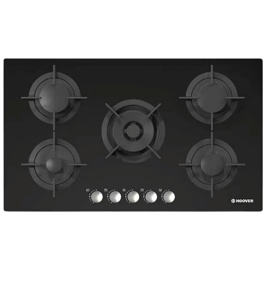 مسطح هوفر بلت ان 90 سم زجاج اسود HGV95SMWCGB