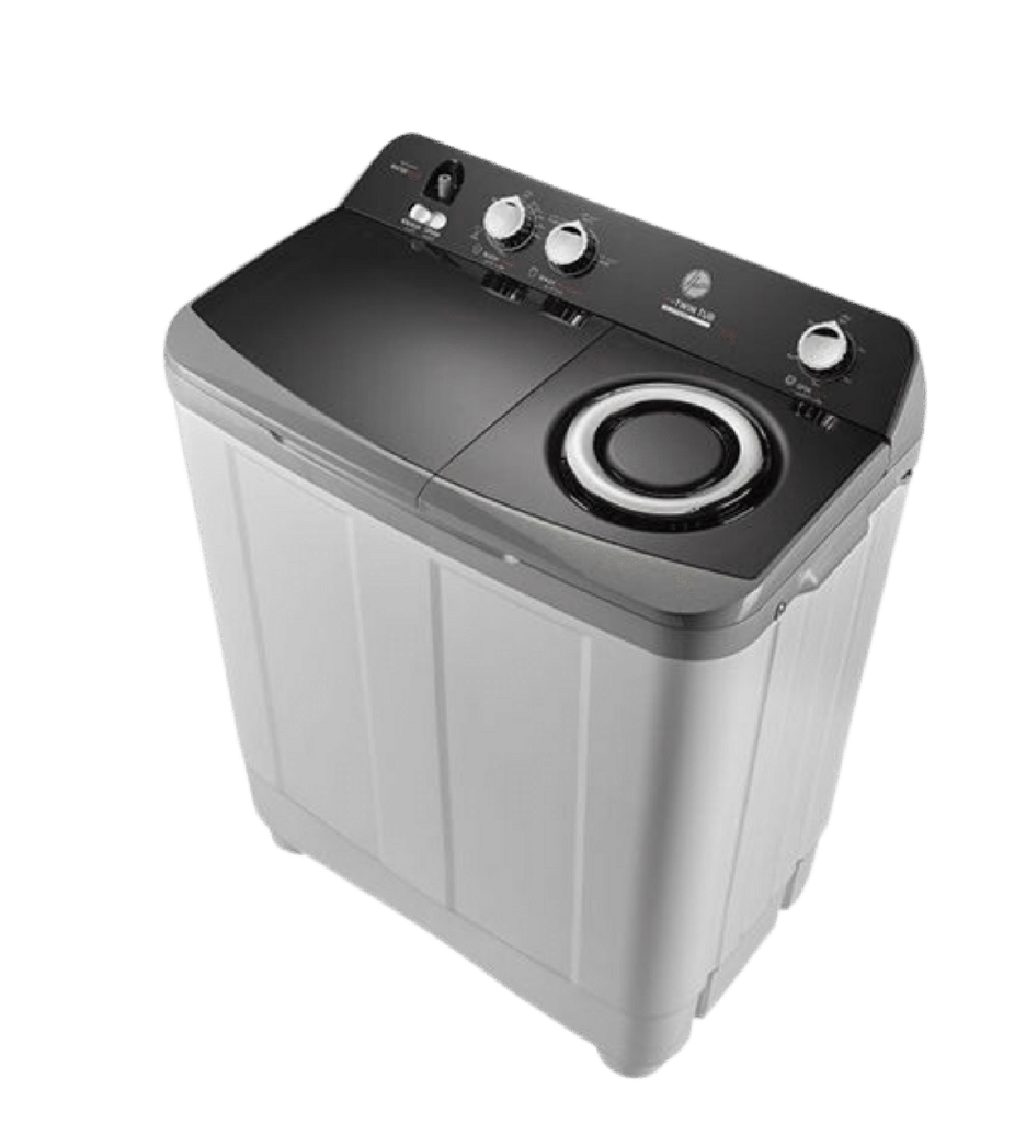 غساله هوفر هاف 10ك حوضين سلفر HW-HTTN10LSTO