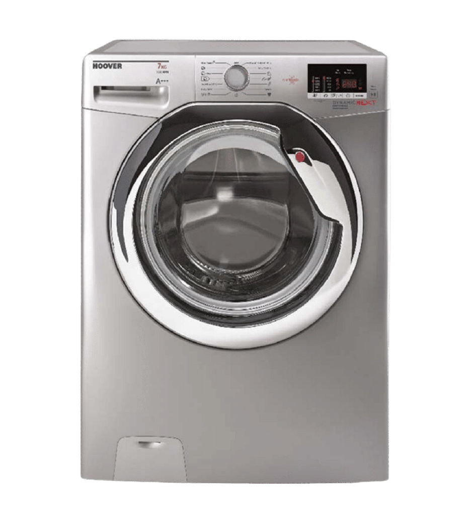 غساله هوفر 7 ك 1100 لفه سلفر باب كروم مصري DXOC17C3R-ELA