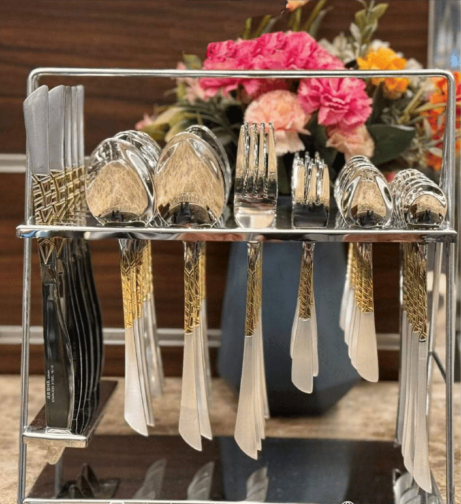 طقم معالق 42 استاند ارشا