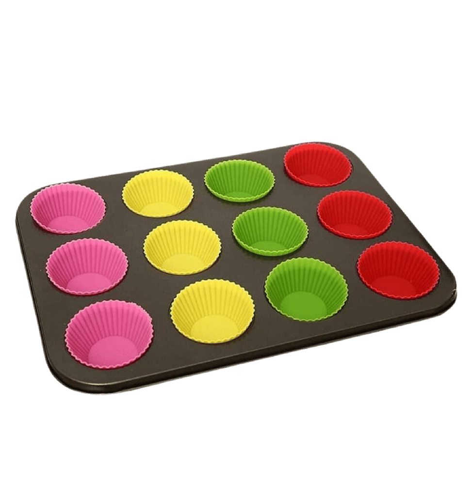 كب كيك 12 عين سيلكون* تيفال