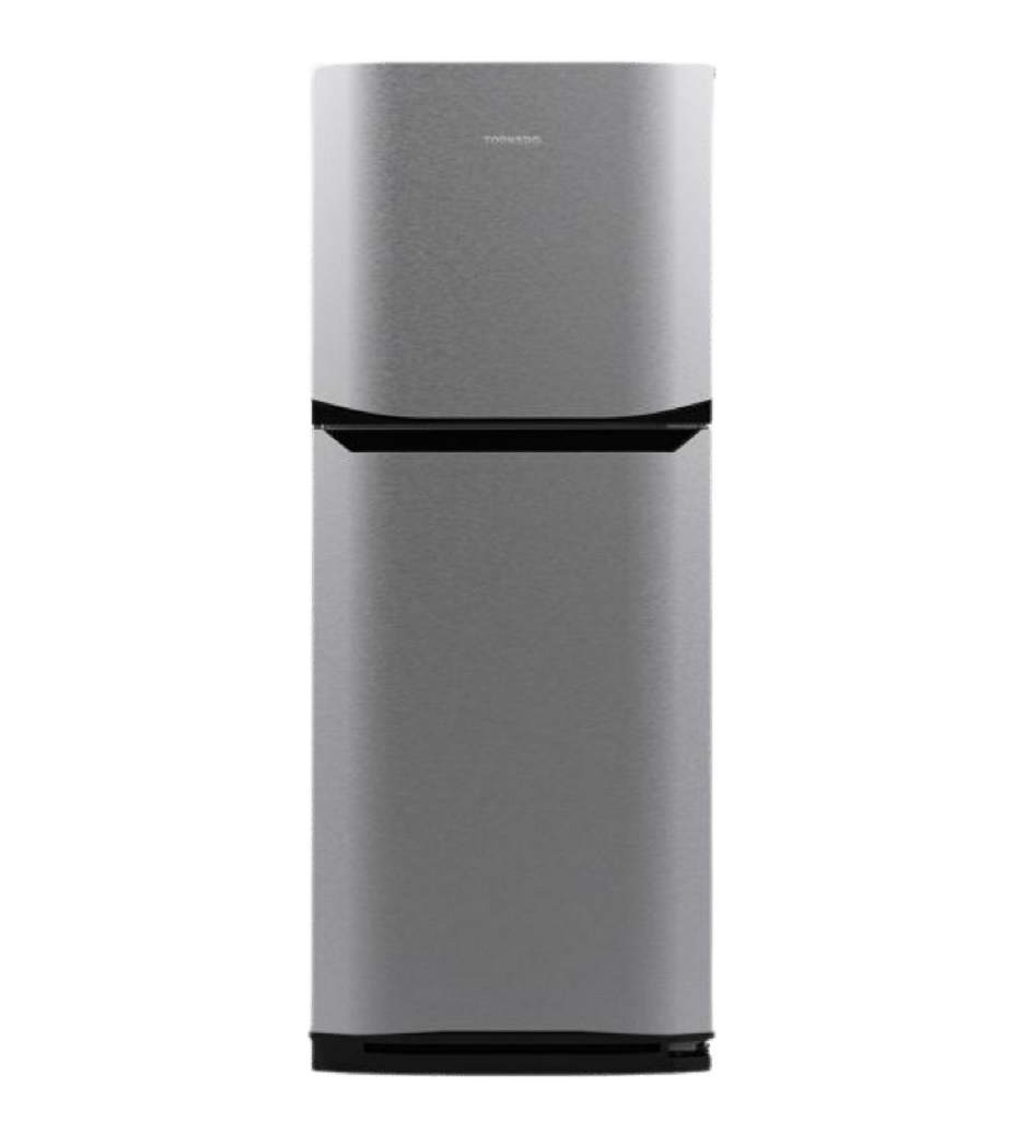 ثلاجه تورنيدو 355 لتر 2 باب بلازما سيلفر RF-40FT-SL