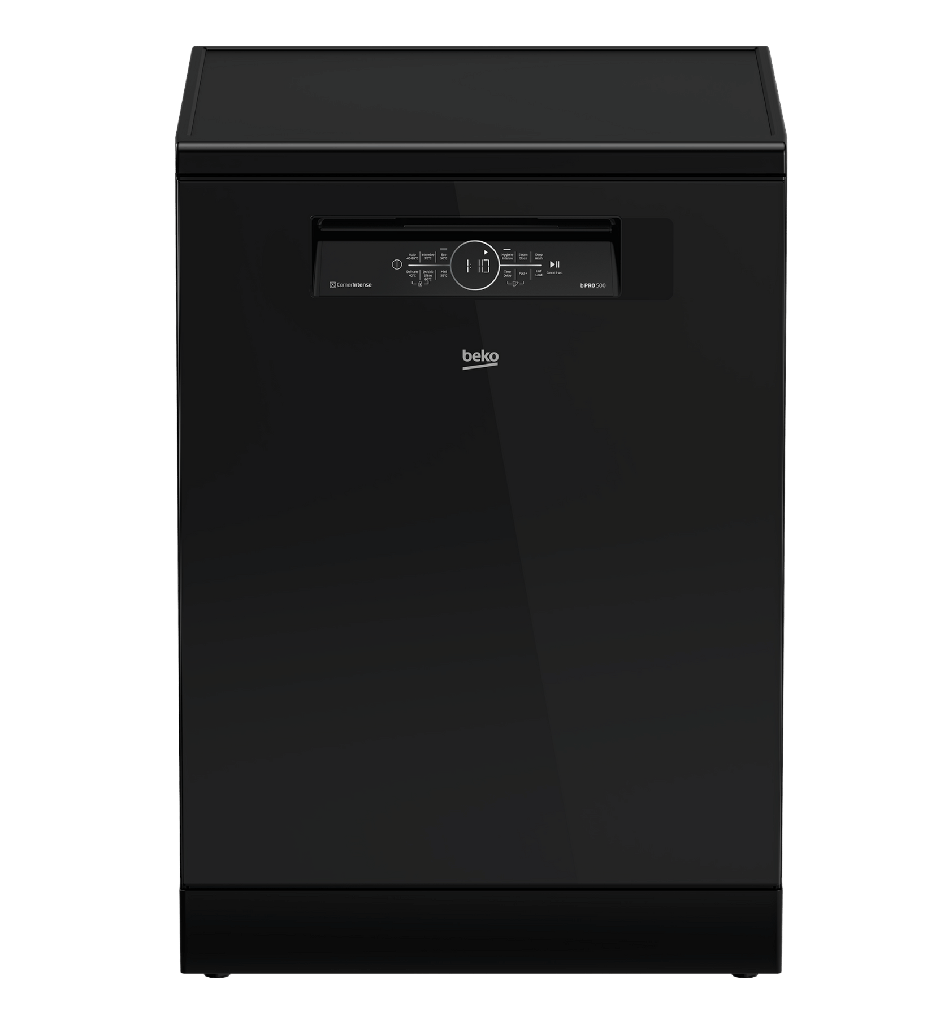 غساله اطباق بيكو 15 فرد 6 برنامج زجاج اسود ديجيتال كورنر انتنس انفرتر BDFN36531GB