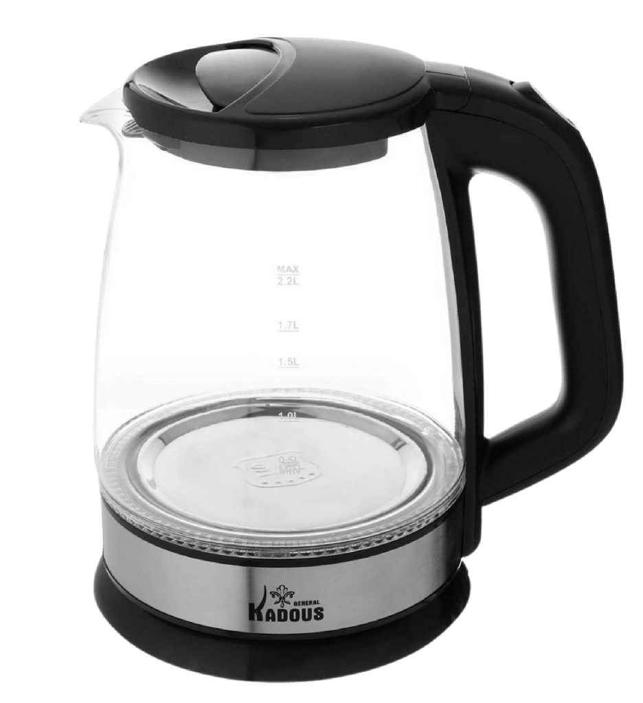 غلايه قادوس زجاج 2.2 لتر