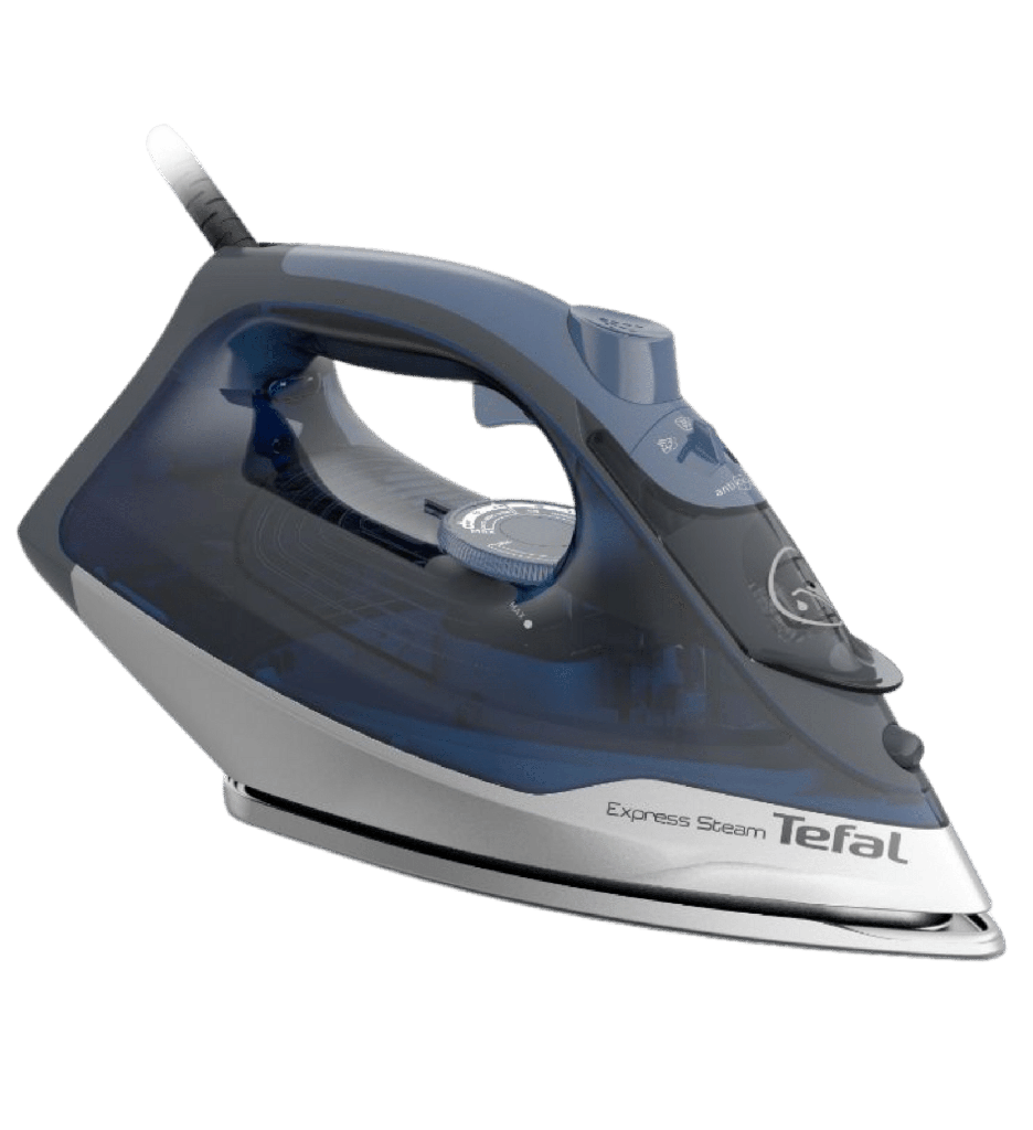 مكواه تيفال بخار 2500 وات ازرق/رمادي FV2868E2