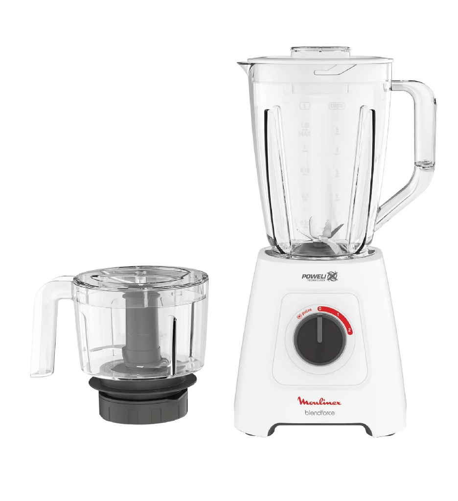 خلاط مولينكس 800 وات 2 لتر + كبه 550 مل مصري LM42X2EG